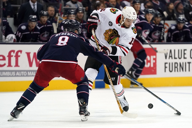 Chicago Blackhawks vs. Columbus Blue Jackets - 10/18/19 ...