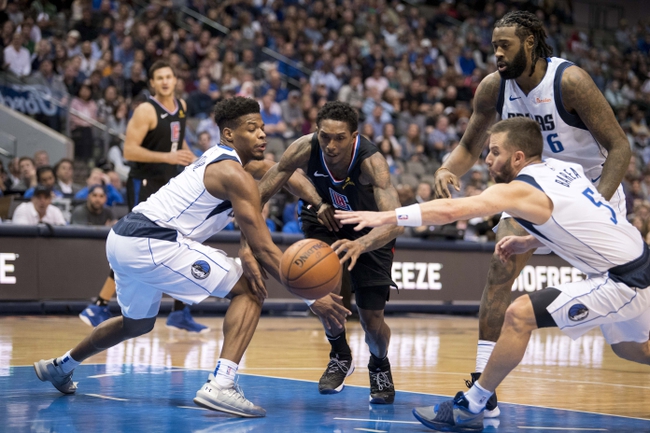 Los Angeles Clippers vs. Dallas Mavericks - 12/20/18 NBA ...