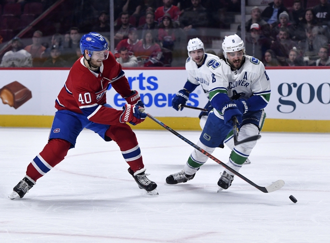 Vancouver Canucks vs. Montreal Canadiens - 12/17/19 NHL ...
