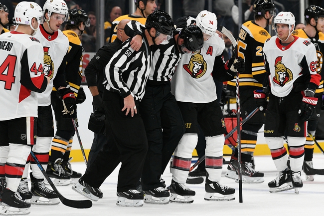 Ottawa Senators vs. Boston Bruins  11/27/19 NHL Pick, Odds, and