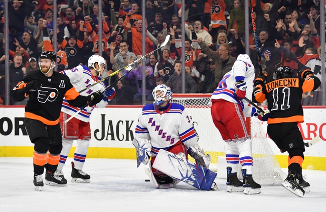 Philadelphia Flyers vs. New York Rangers - 2/28/20 NHL Pick, Odds, and Prediction