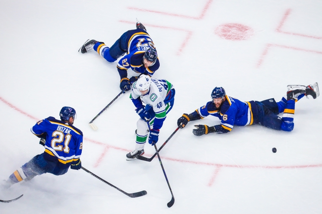 Vancouver Canucks at St. Louis Blues - 8/14/20 NHL Picks and Prediction