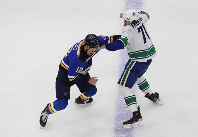 St. Louis Blues at Vancouver Canucks - 8/16/20 NHL Picks and Prediction