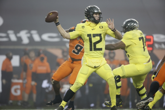 Canceled: Washington at Oregon: 12/12/20 College Football Picks and Prediction